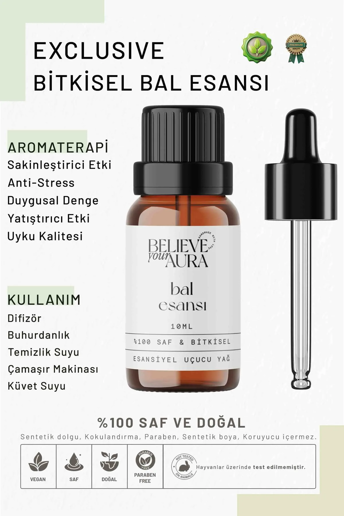 Believe Your Aura Bitkisel Bal Esansı