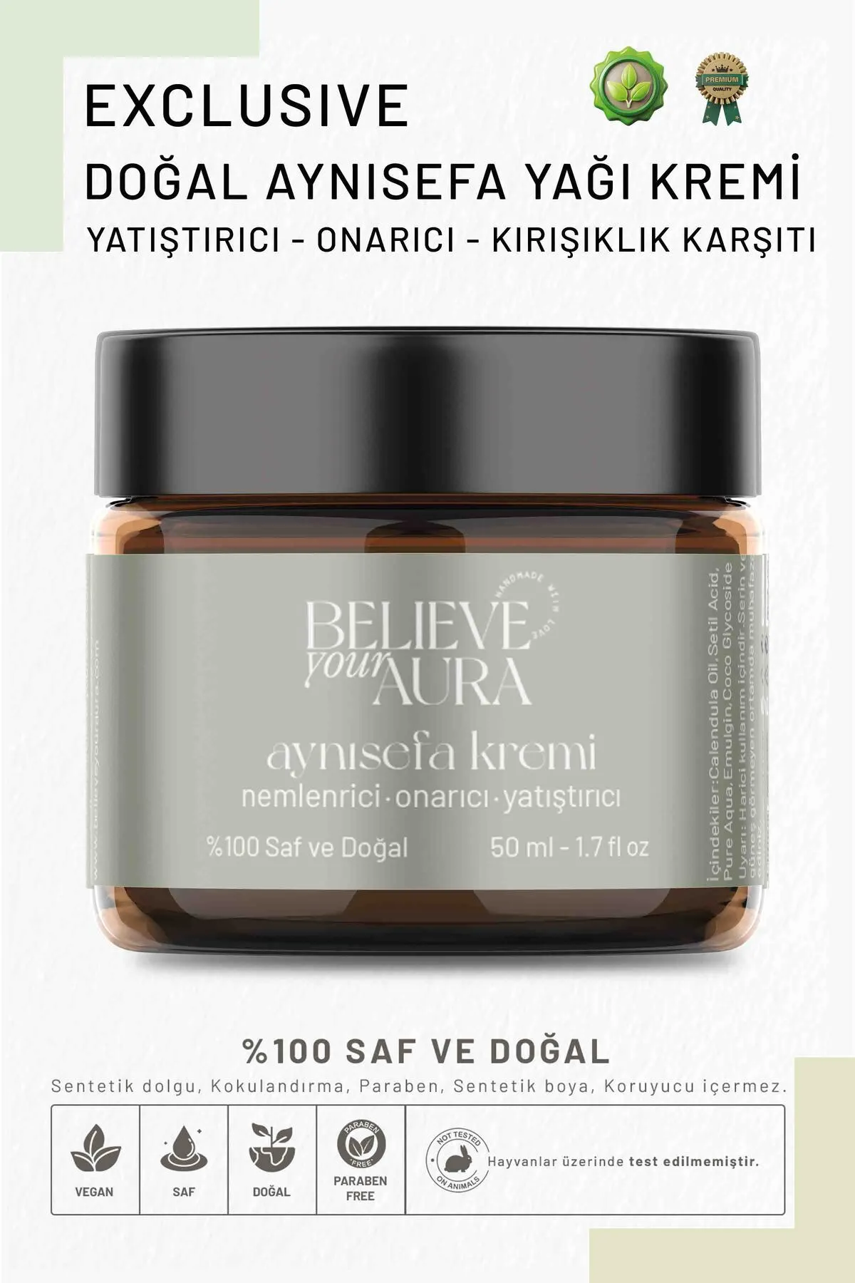 Believe Your Aura Aynısefa Cilt Bakım Kremi