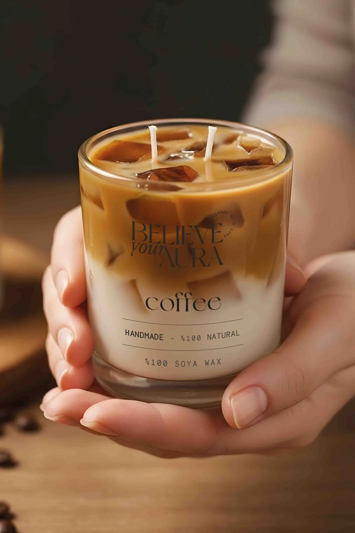 Believe Your Aura Iced Latte Coffe Mum
