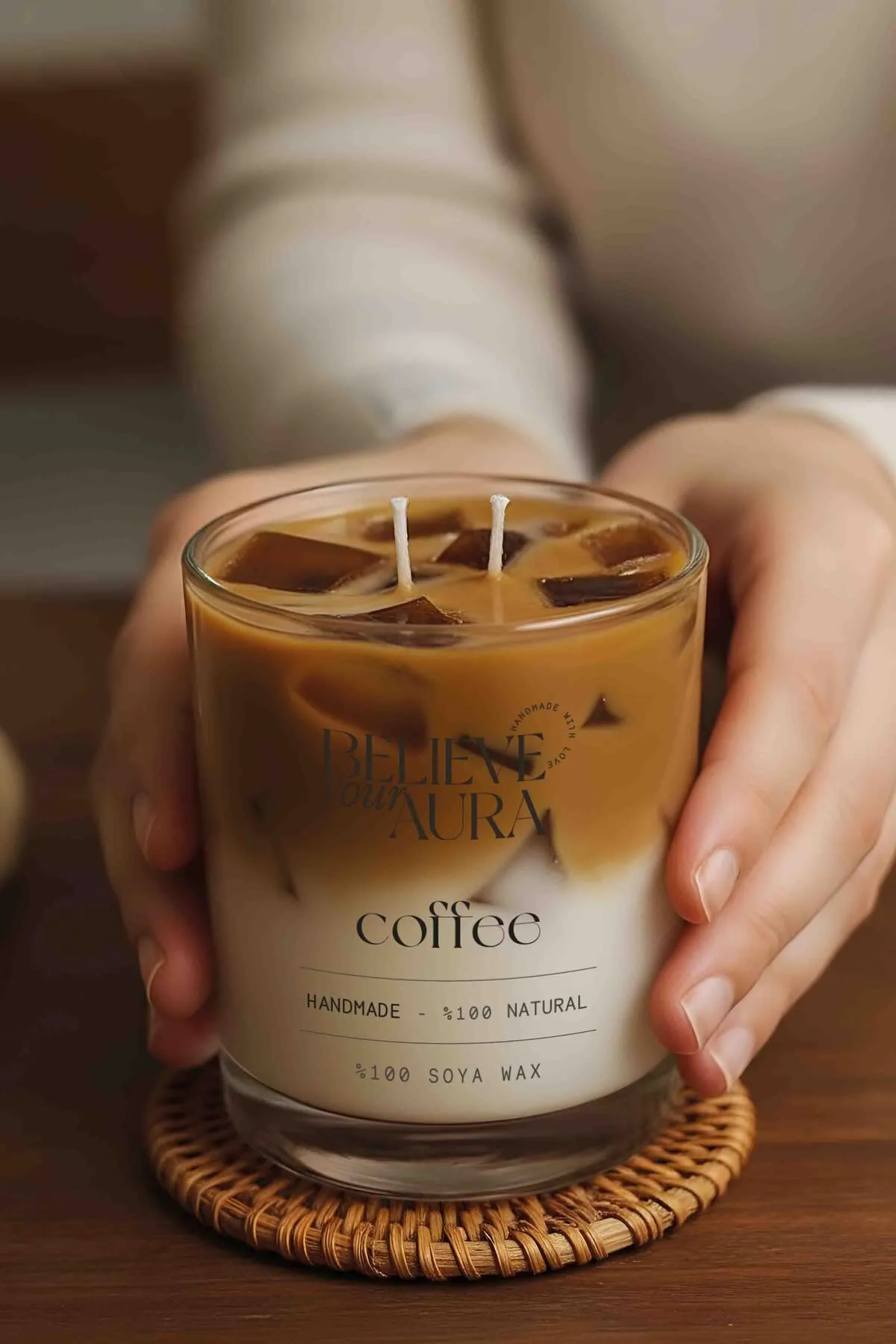 Believe Your Aura Iced Latte Coffe Mum