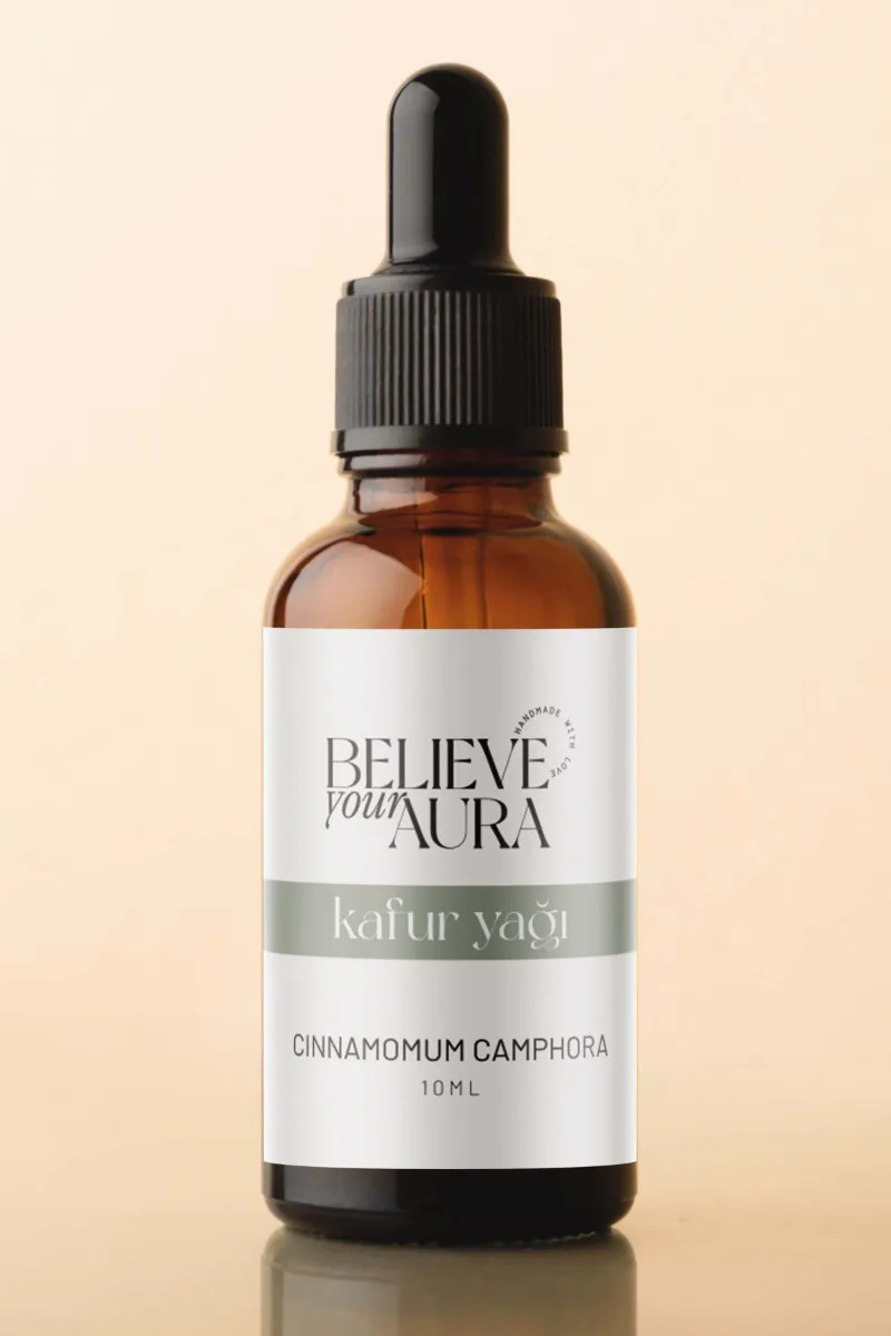 Believe Your Aura Kafur Yağı Saf ve Doğal Cilt Tahrişi Bakım ve Masaj Yağı ATYKAF-610