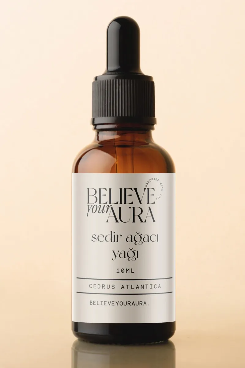 Believe Your Aura Sedir Ağacı Yağı - %100 Saf Ve Doğal Cilt Ve Saç Bakım Yağı - Cedarwood Oil ATYSDA