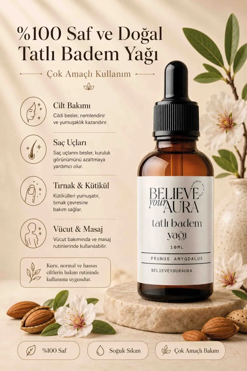 Tatlı Badem Yağı - Believe Your Aura (3. görsel)