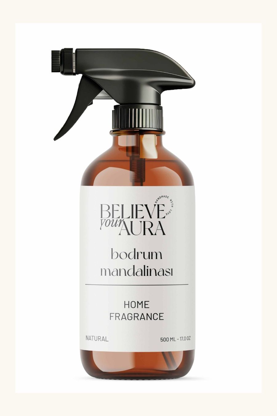 Believe You Aura Bitkisel Bodrum Mandalinası Kokulu Doğal Oda Spreyi ODASBDM-155
