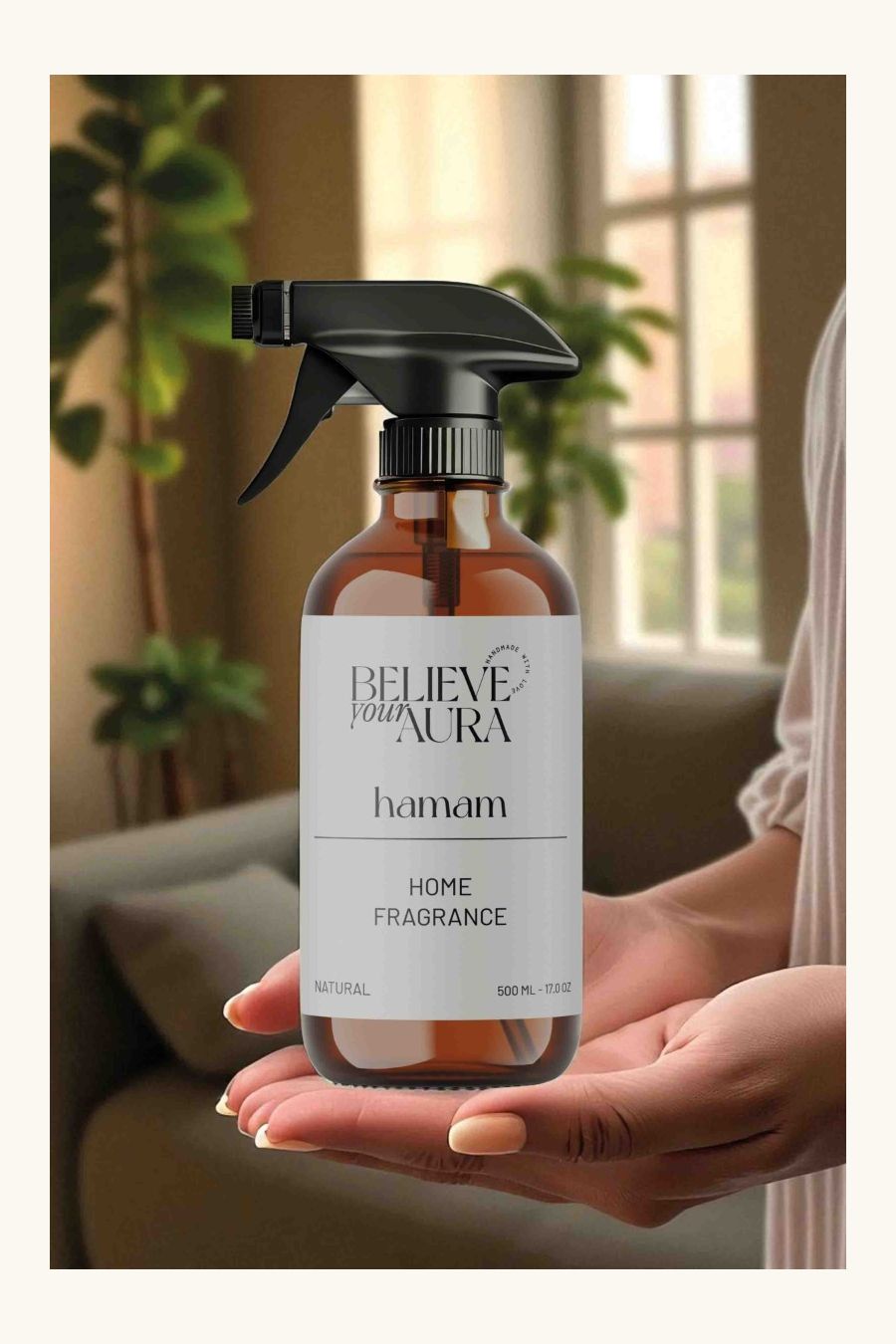 Believe Your Aura Bitkisel Hamam Kokulu Doğal Oda Spreyi ODASHMM-454
