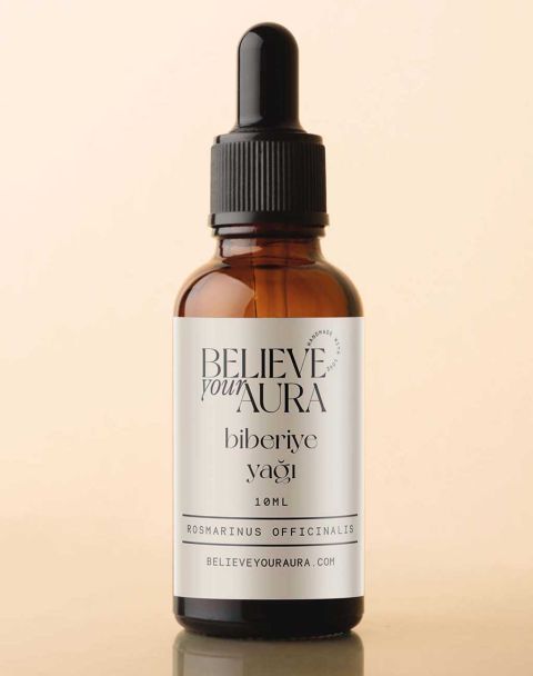 Believe Your Aura %100 Saf Organik Biberiye Yağı - 10 ml ATYBBR-153