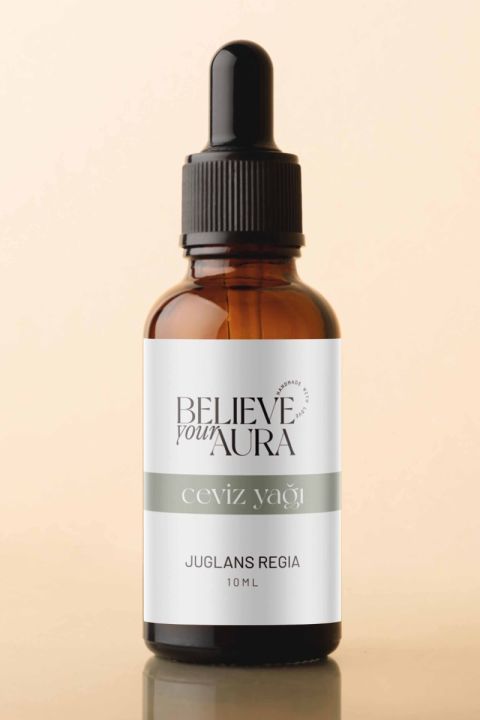 Believe Your Aura Ceviz Yağı Cilt Onarıcı ve Canlandırıcı Cilt ve Saç Bakım Yağı ATYCVZ-202