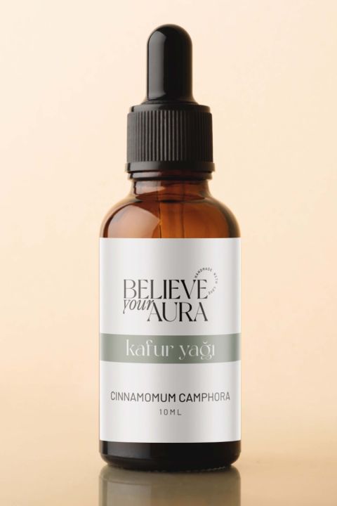 Believe Your Aura Kafur Yağı Saf ve Doğal Cilt Tahrişi Bakım ve Masaj Yağı ATYKAF-610