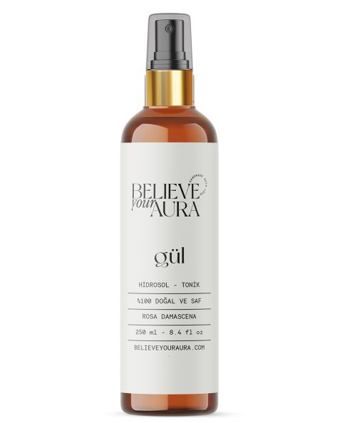 %100 Saf Organik Gül Hidrosol - Tonik - 250 ml
