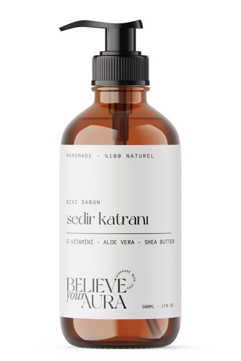 Believe Your Aura Doğal Sedir Katranı Sıvı Sabunu SIVSKT954