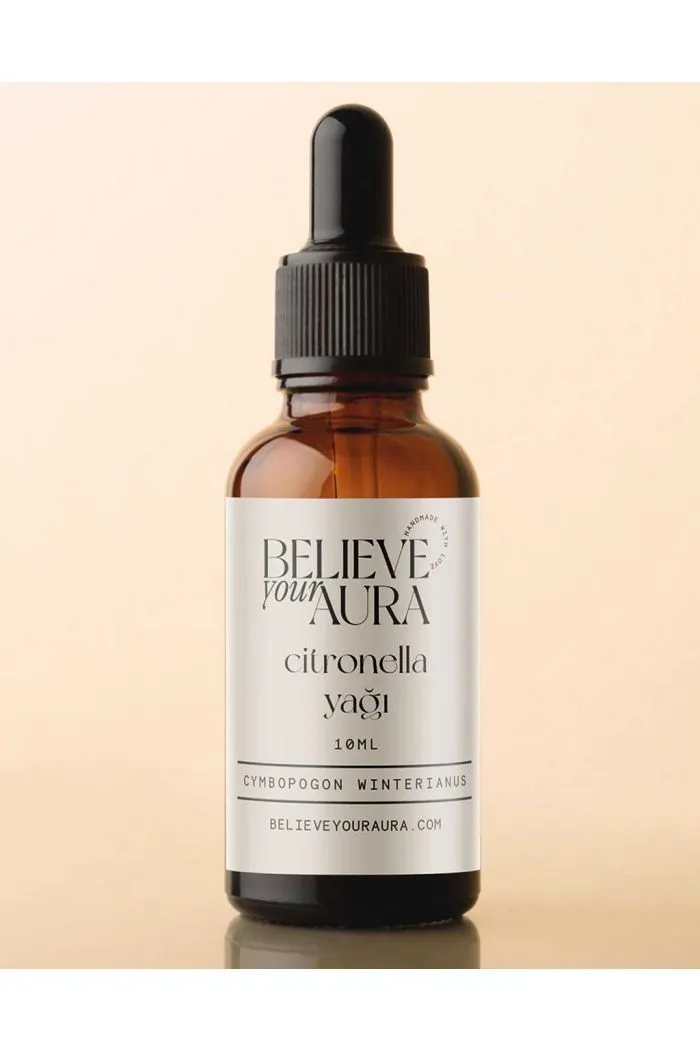 Citronella Yağı - %100 Saf ve Doğal Cilt Ve Saç Bakım Yağı - Citronella Oil 10 ml