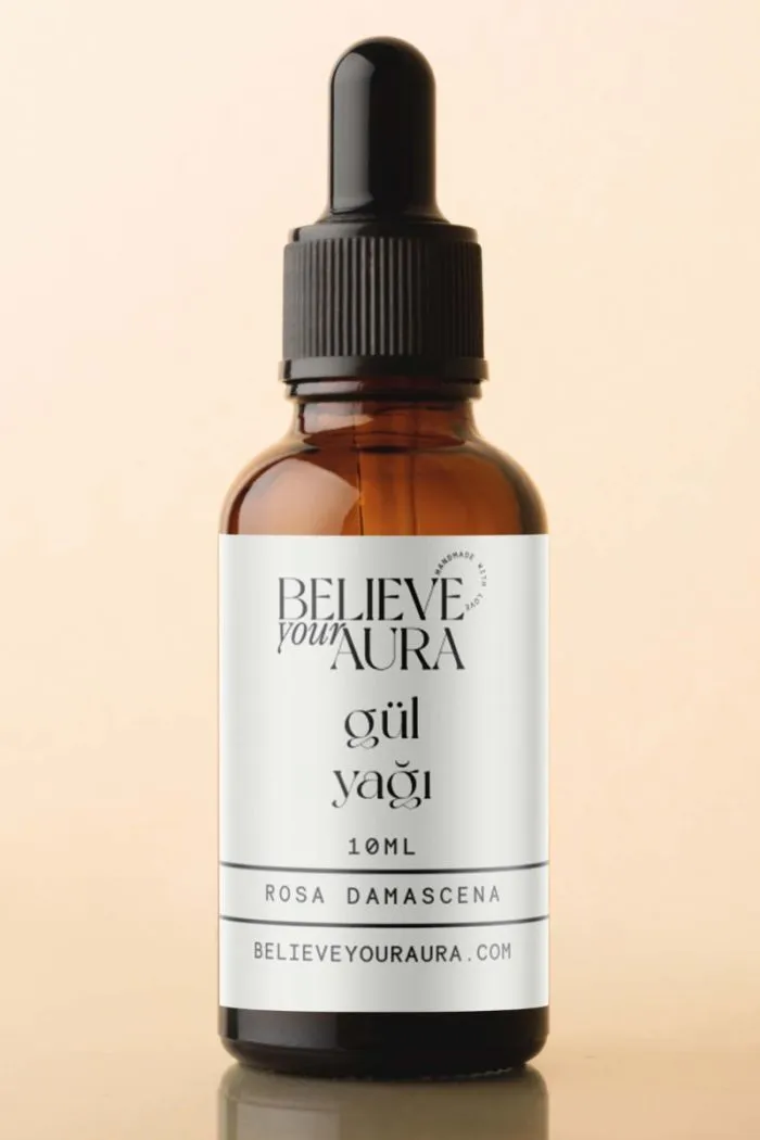 Gül Yağı - %100 Saf ve Doğal Nemlendirici Cilt Yenileyici Canlandırıcı Bakım Yağı - 10 ml