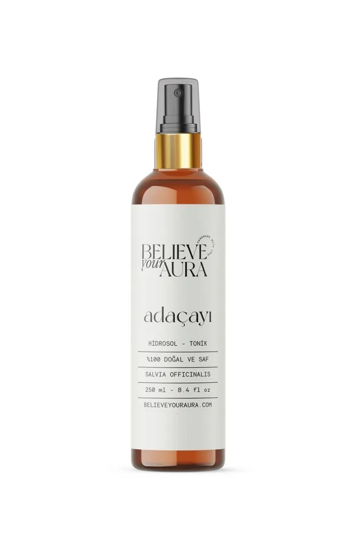 Adaçayı Suyu Hidrosol Tonik - %100 Saf Ve Doğal Gözenek Sıkılaştırıcı ve Cilt Temizliği 250 ml
