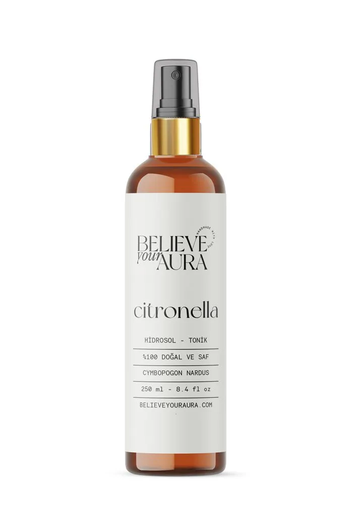 Citronella Suyu Hidrosol Tonik - %100 Saf Ve Doğal Cilt Temizleyici Ve Arındırıcı Hidrosol Tonik 250 ml