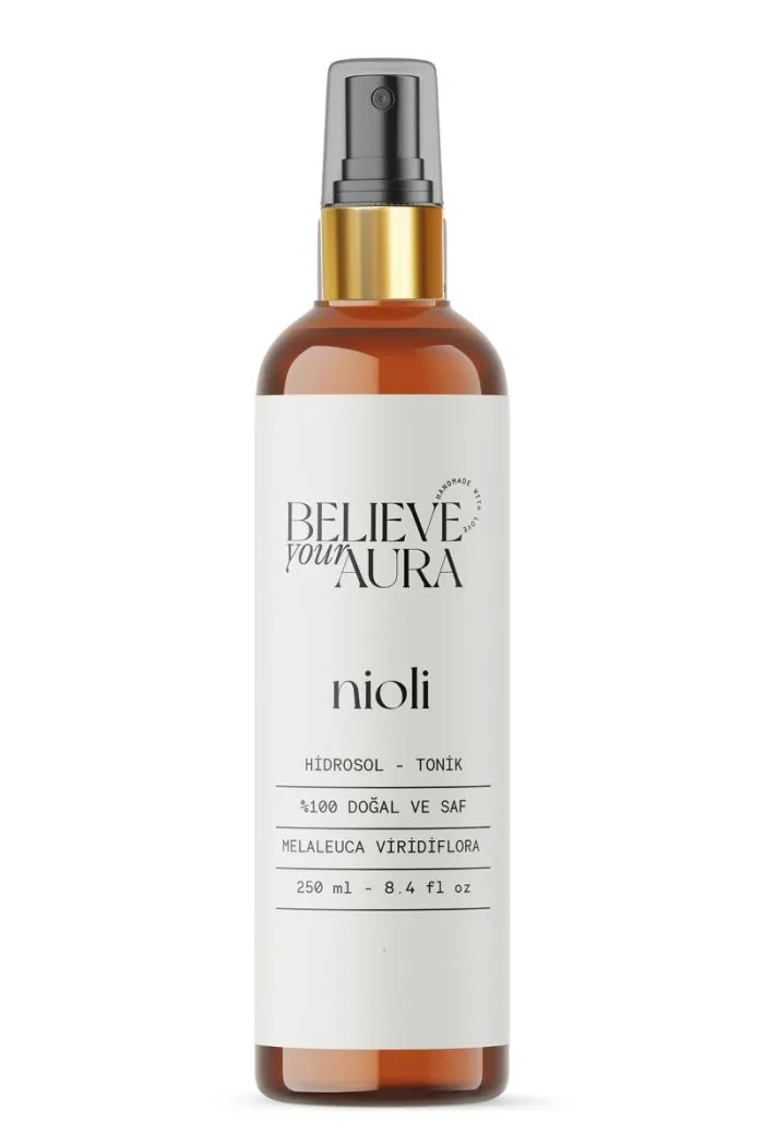 Nioli Suyu Hidrosol Tonik - %100 Saf ve Doğal Arındırıcı Sebum Dengeleyici Cilt ve Saç Toniği - 250 ml