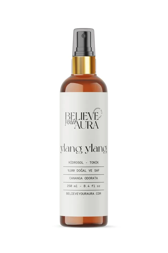 Ylang Ylang Suyu Hidrosol Tonik - %100 Saf Ve Doğal Sebum Dengeleyici Tonik 250 ml