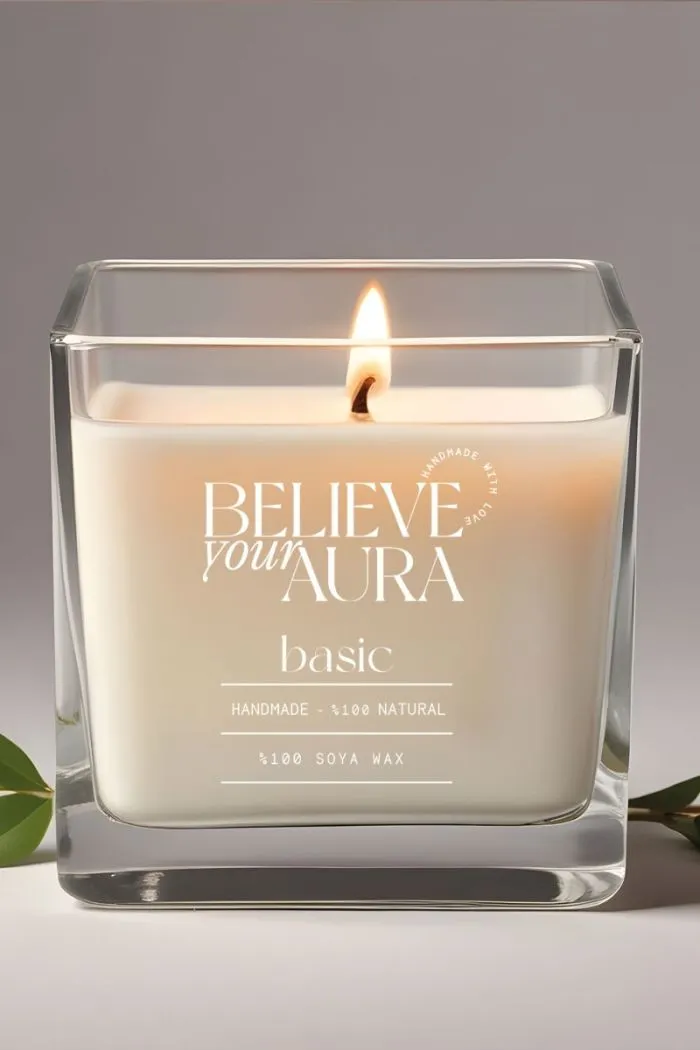 Natural Kokusuz Mum - %100 Soya Mumu Paşabahçe Magnolia Kase Aromaterapi Mum 200 cc