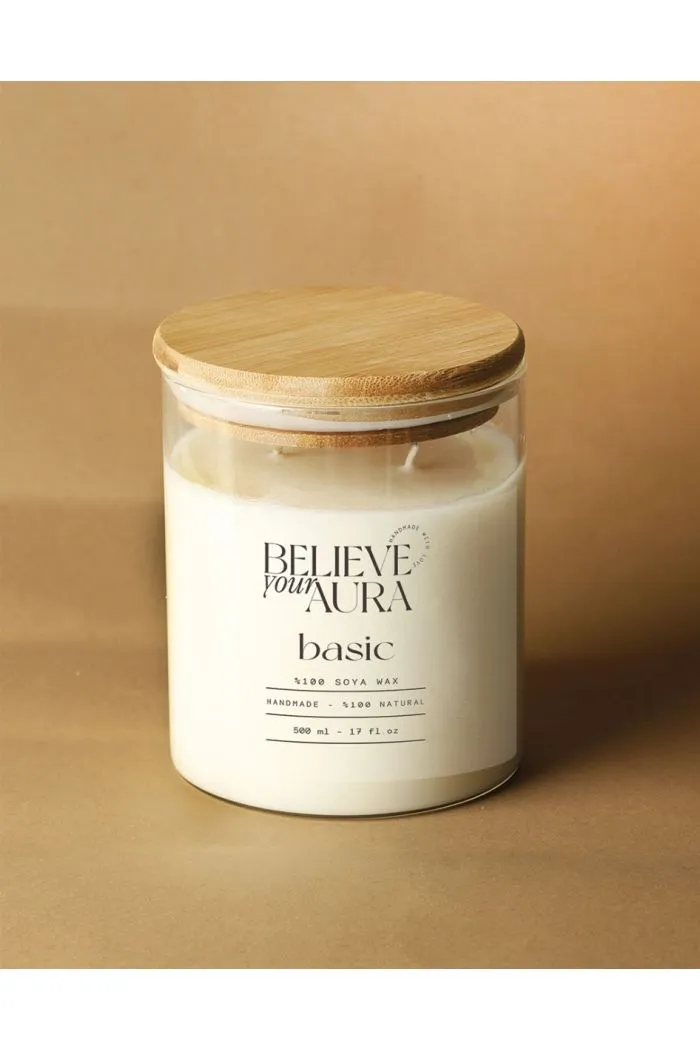 Kokusuz Doğal Mum - %100 Doğal Soya Mumu Aromaterapi Kavanoz Mum 250 cc