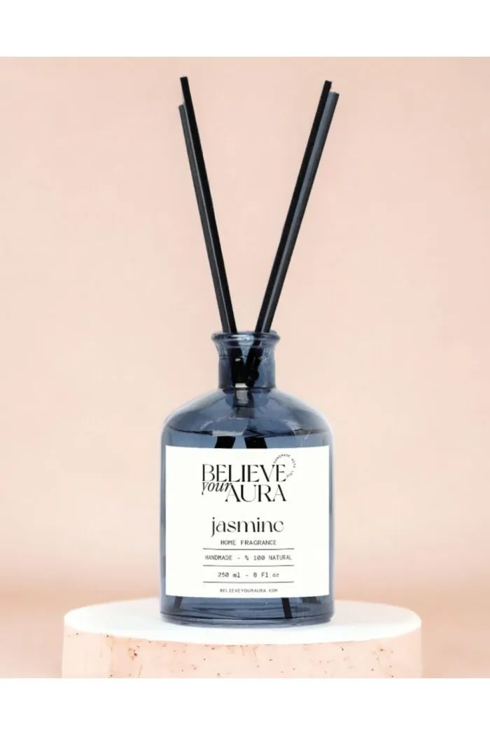 Organik Yasemin Bitki Özü Esanslı Fiber Çubuklu Oda Kokusu - 250 ml