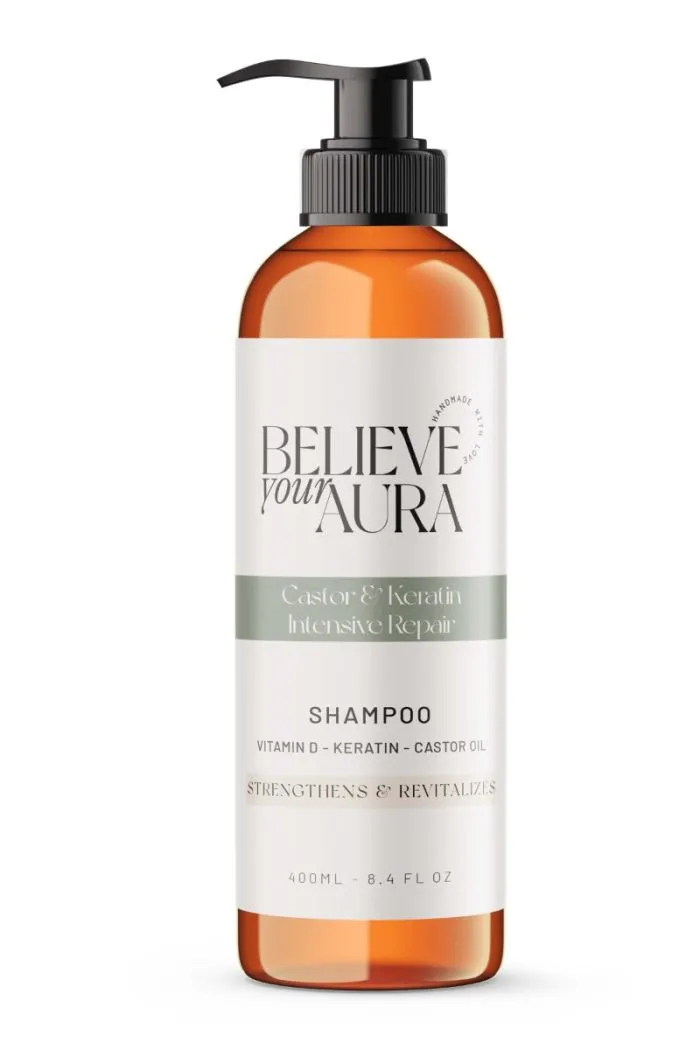 Hint Yağı Şampuanı - D Vitamini Keratin Güçlendirici Canlandırıcı Doğal Saç Bakım Şampuanı - 400 ml