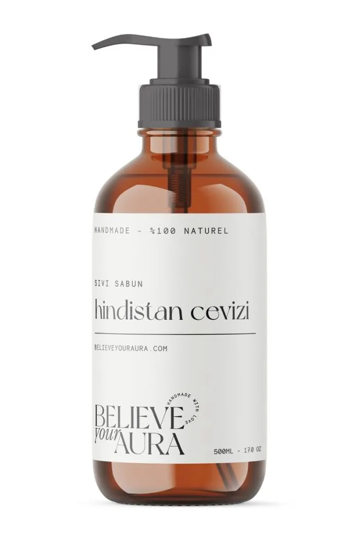 Hindistan Cevizi Yağı El ve Cilt Sabunu - E Vitamini Aloe Vera Shea Butter Katkılı Doğal Sıvı Sabun 500 ml