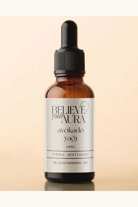 Believe Your Aura %100 Saf Organik Avokado Yağı - 10 ml ATYAVK-111
