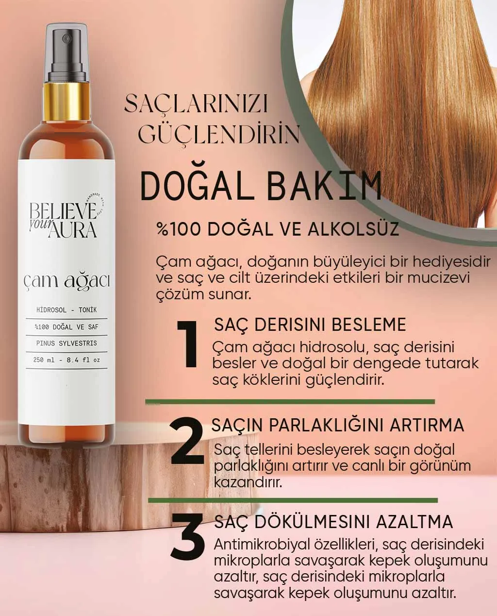 Çam Ağacı Suyu - Believe Your Aura (3. görsel)