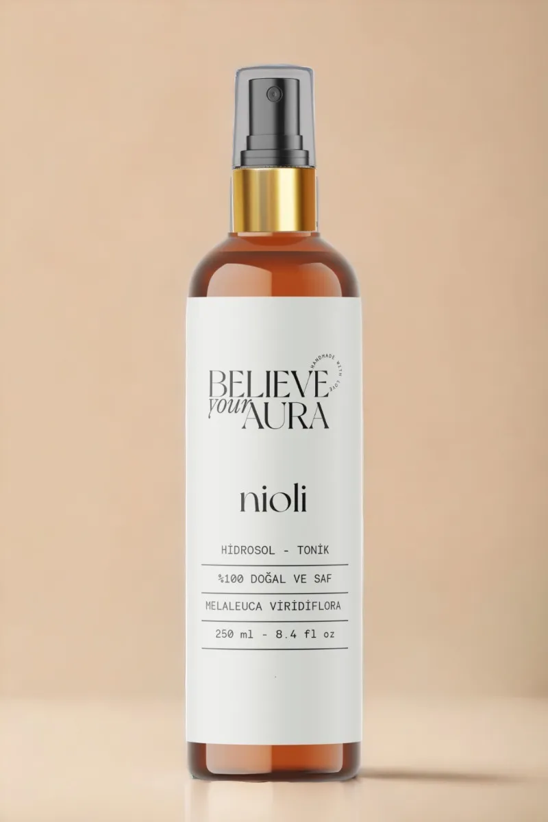 Believe Your Aura Nioli Suyu %100 Saf Ve Doğal Enfeksiyon Önleyici Sebum Dengeleyici Akne Karşıtı Tonik HDTNIO-753