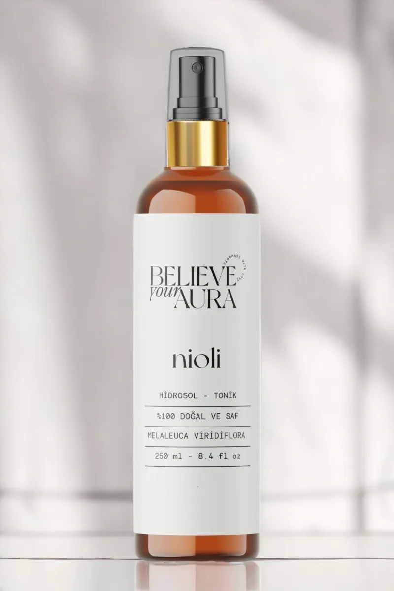 Believe Your Aura Nioli Suyu %100 Saf Ve Doğal Enfeksiyon Önleyici Sebum Dengeleyici Akne Karşıtı Tonik HDTNIO-753