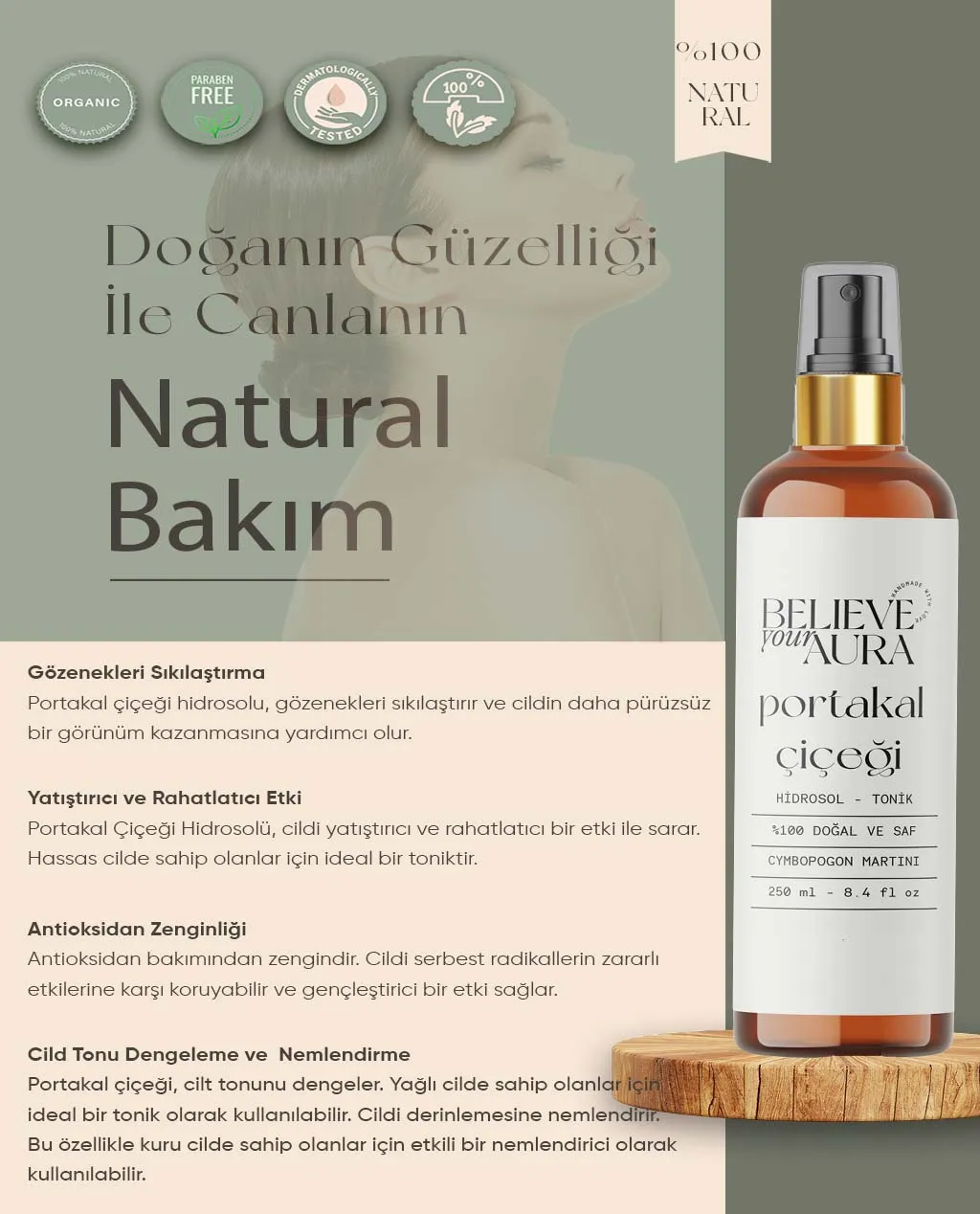 Portakal Çiçeği(Neroli) Suyu - Believe Your Aura (2. görsel)