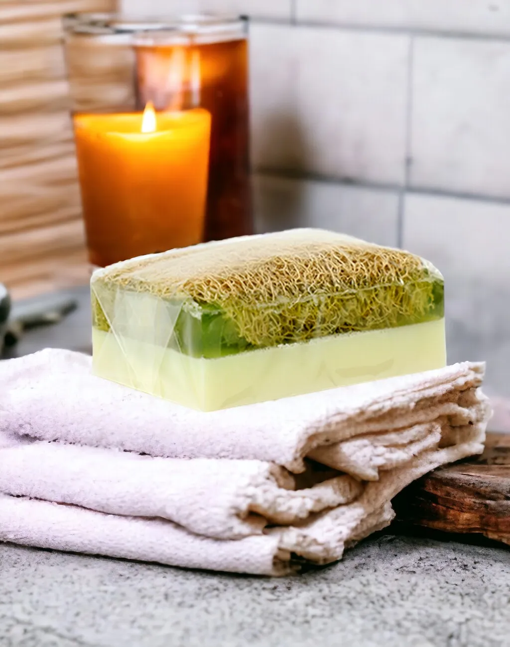 Believe Your Aura Kabak Lifli Keçi Sütlü Aloe Vera Sabunu - 100 gr KASALV103-KS