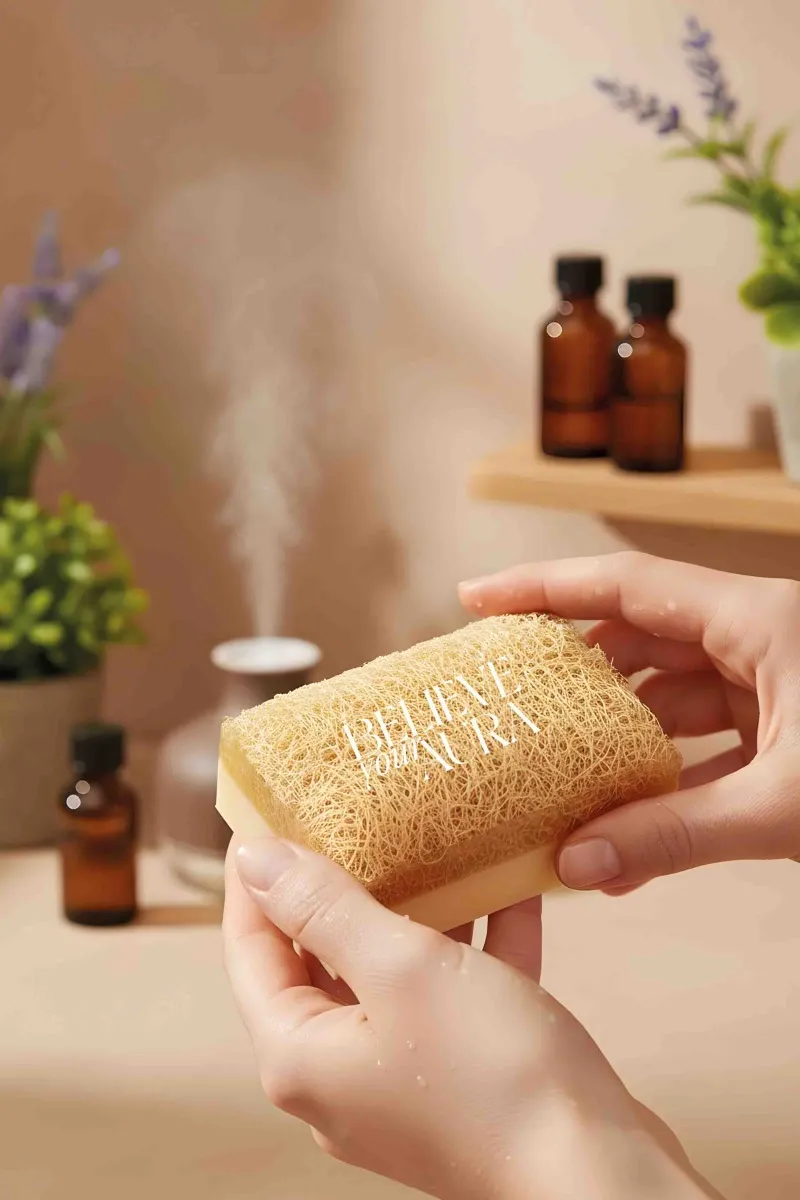 Believe Your Aura Eşek Sütlü Bal Sabunu - Doğal Kabak Lifli Anti Aging Leke Karşıtı Aydınlatıcı Bakım Sabunu KASBAL150-ES