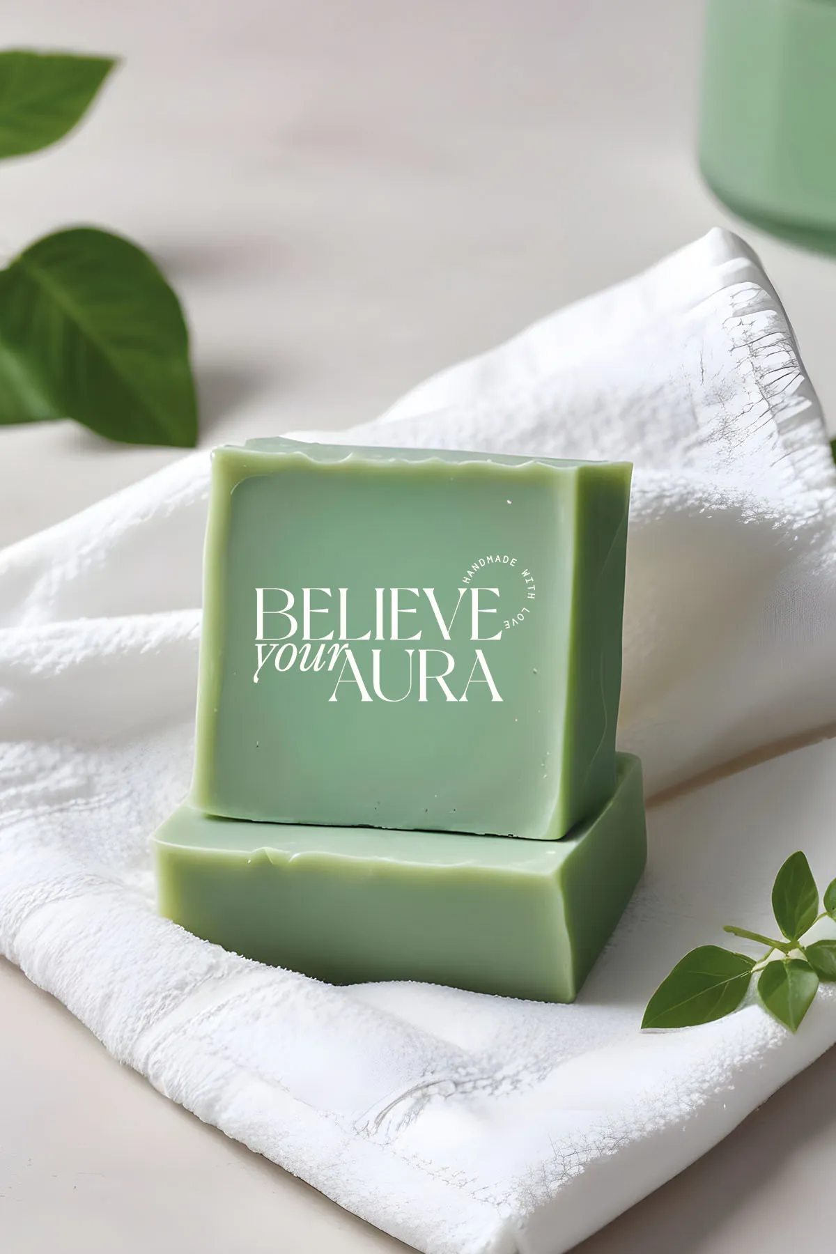 Believe Your Aura Doğal Çam Terebentin Yağı Sabunu - KASCMT203-DOS