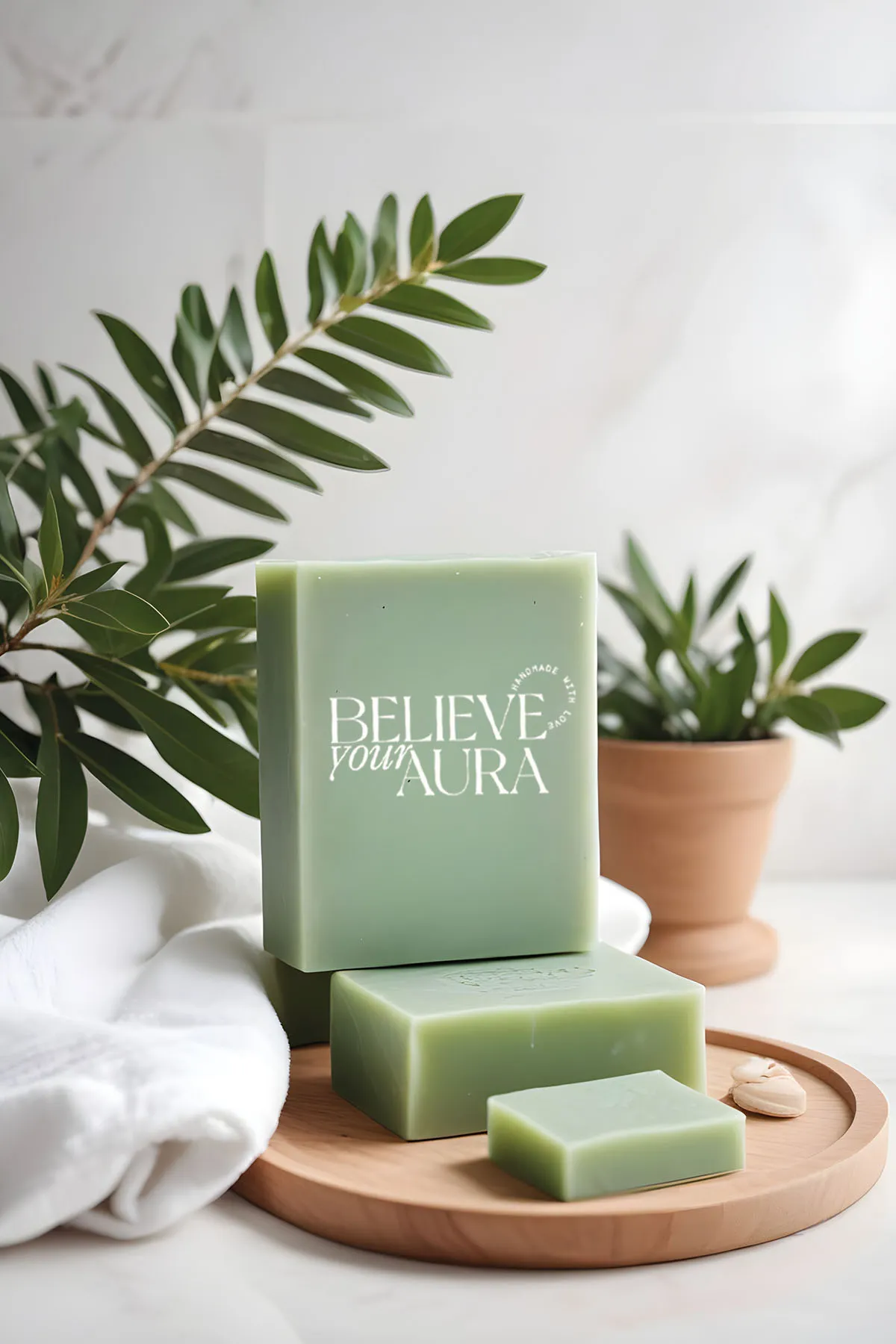 Believe Your Aura Doğal Defne Yağı Sabunu - KASDFN250-DOS