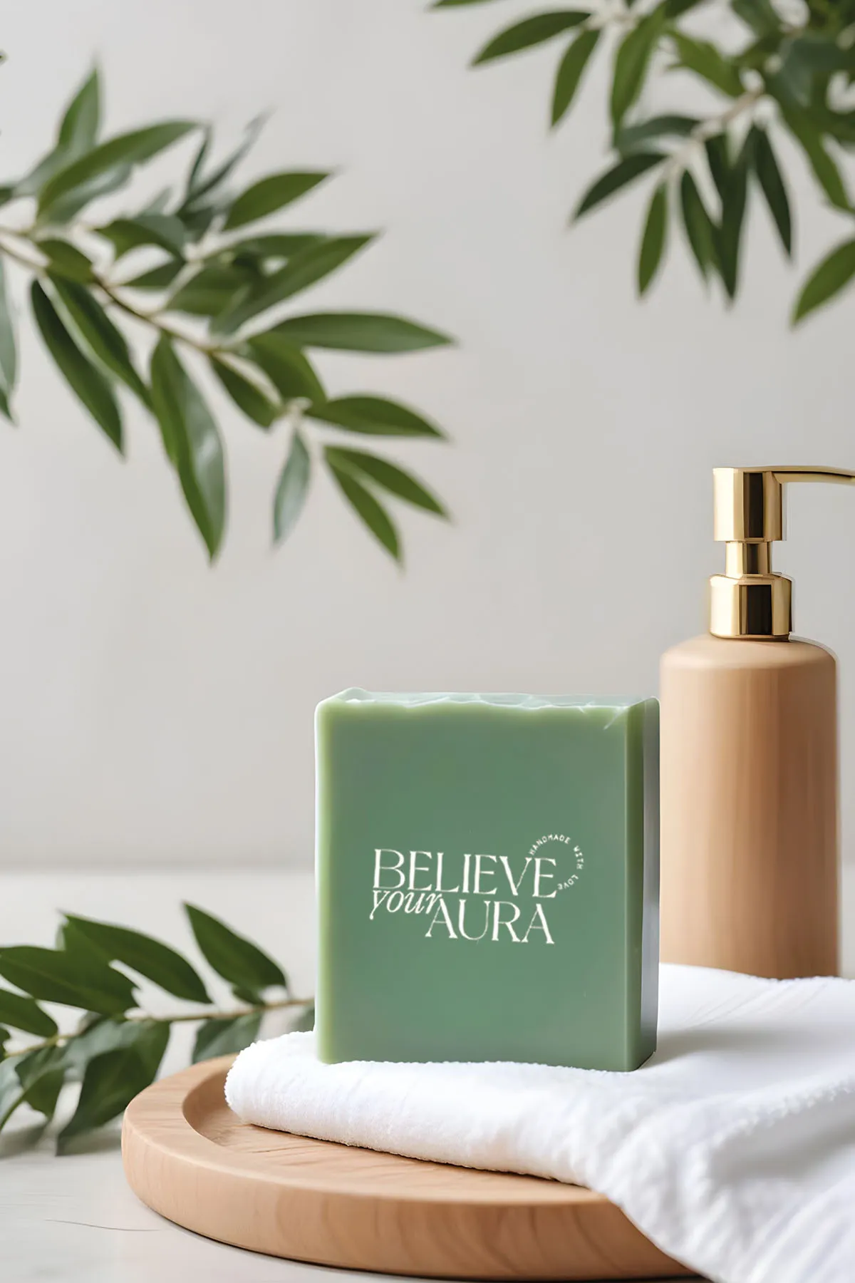 Believe Your Aura Doğal Defne Yağı Sabunu - KASDFN250-DOS