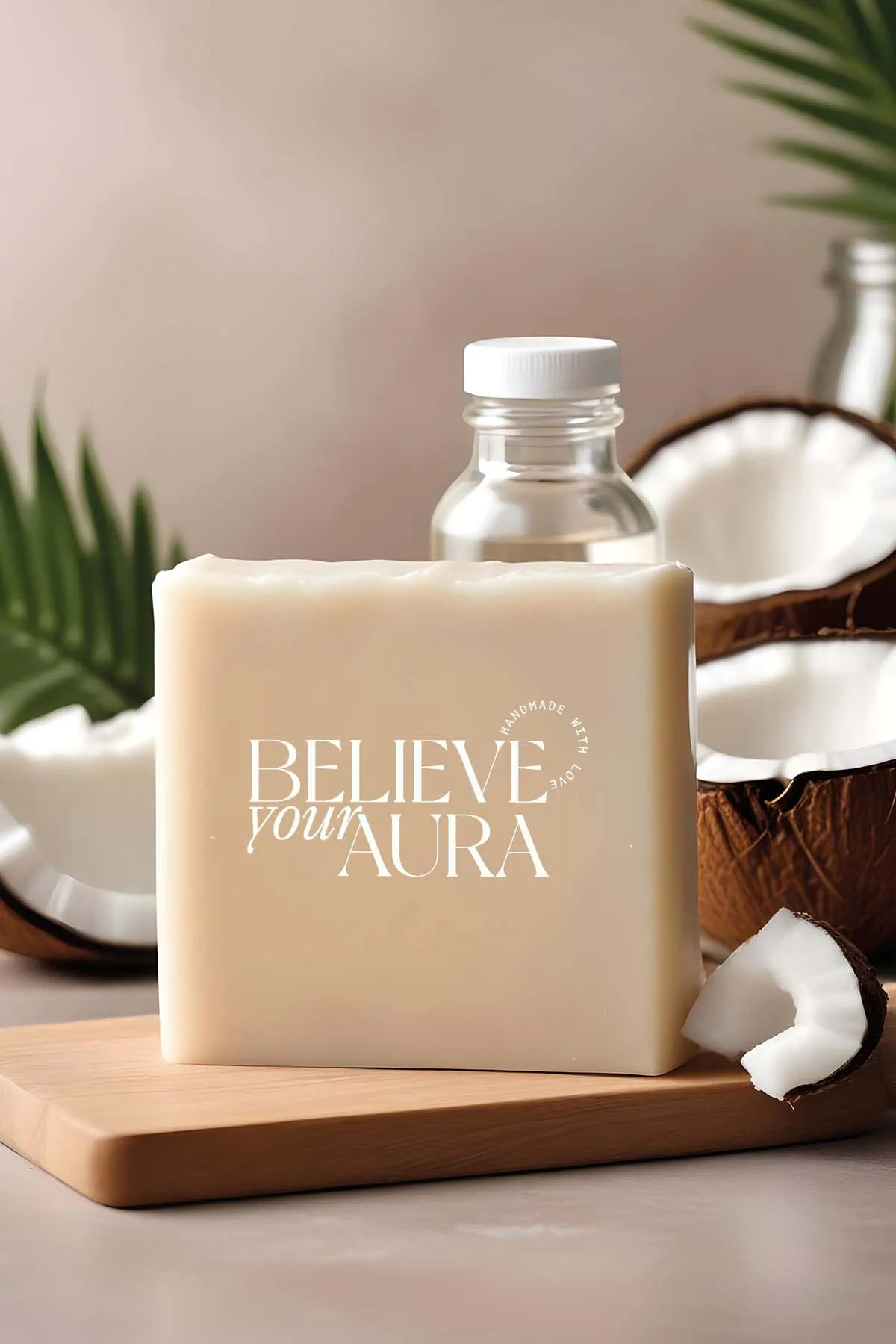 Believe Your Aura Doğal Hindistan Cevizi Yağı Sabunu - KASHNC451-DOS