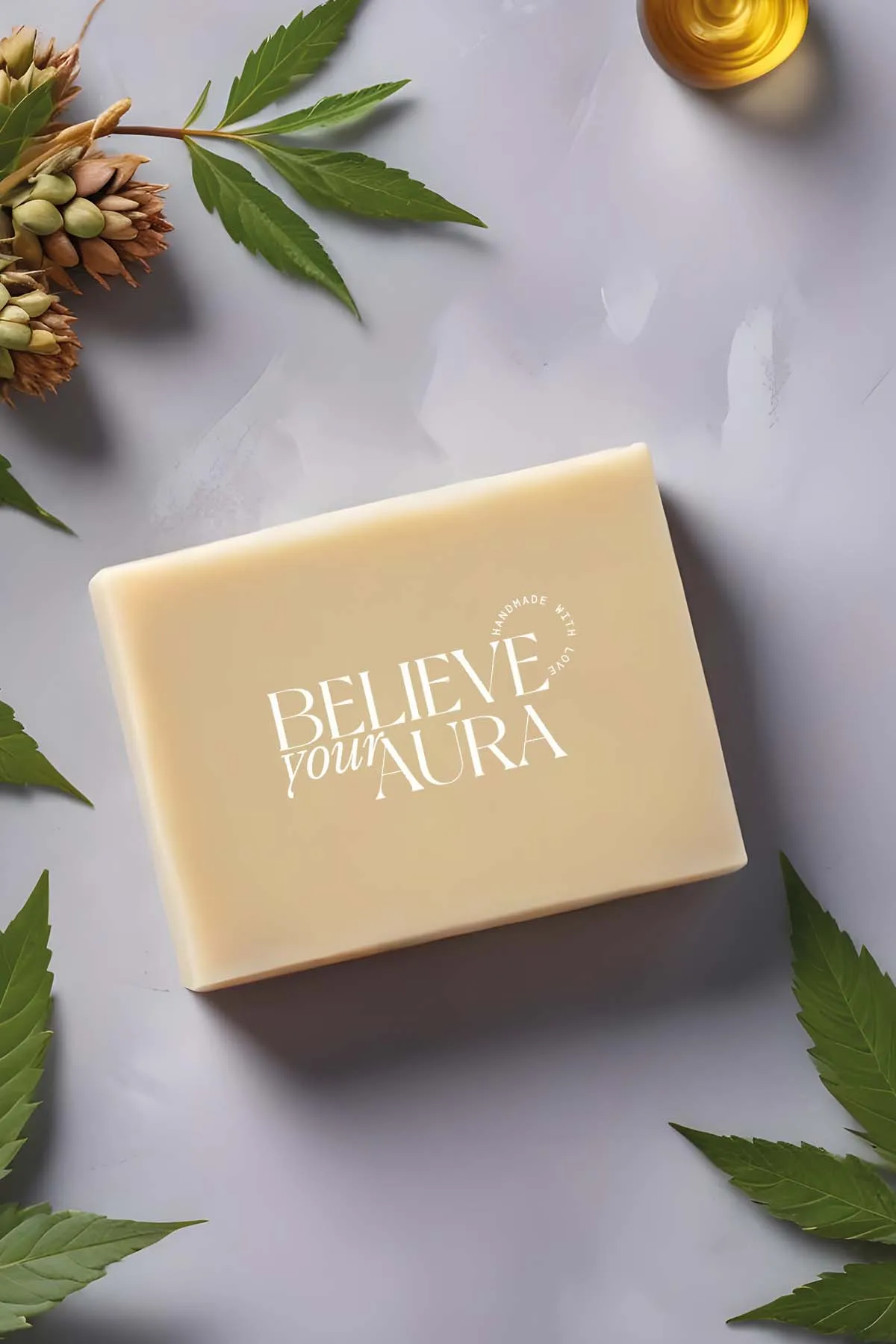 Believe Your Aura Doğal Hint Yağı Sabunu - KASHNT450-DOS