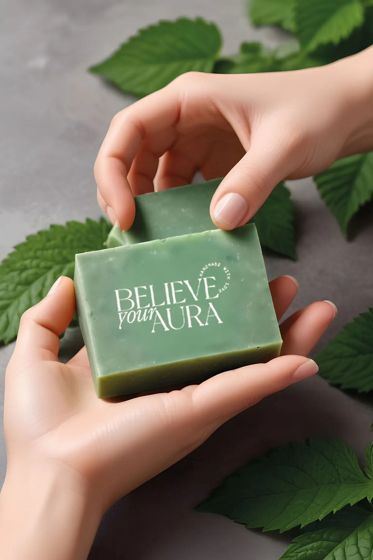 Believe Your Aura Doğal Isırgan Yağı Sabunu - KASISR500-DOS