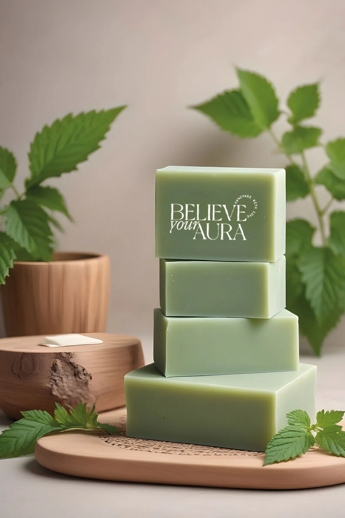 Believe Your Aura Doğal Isırgan Yağı Sabunu - KASISR500-DOS