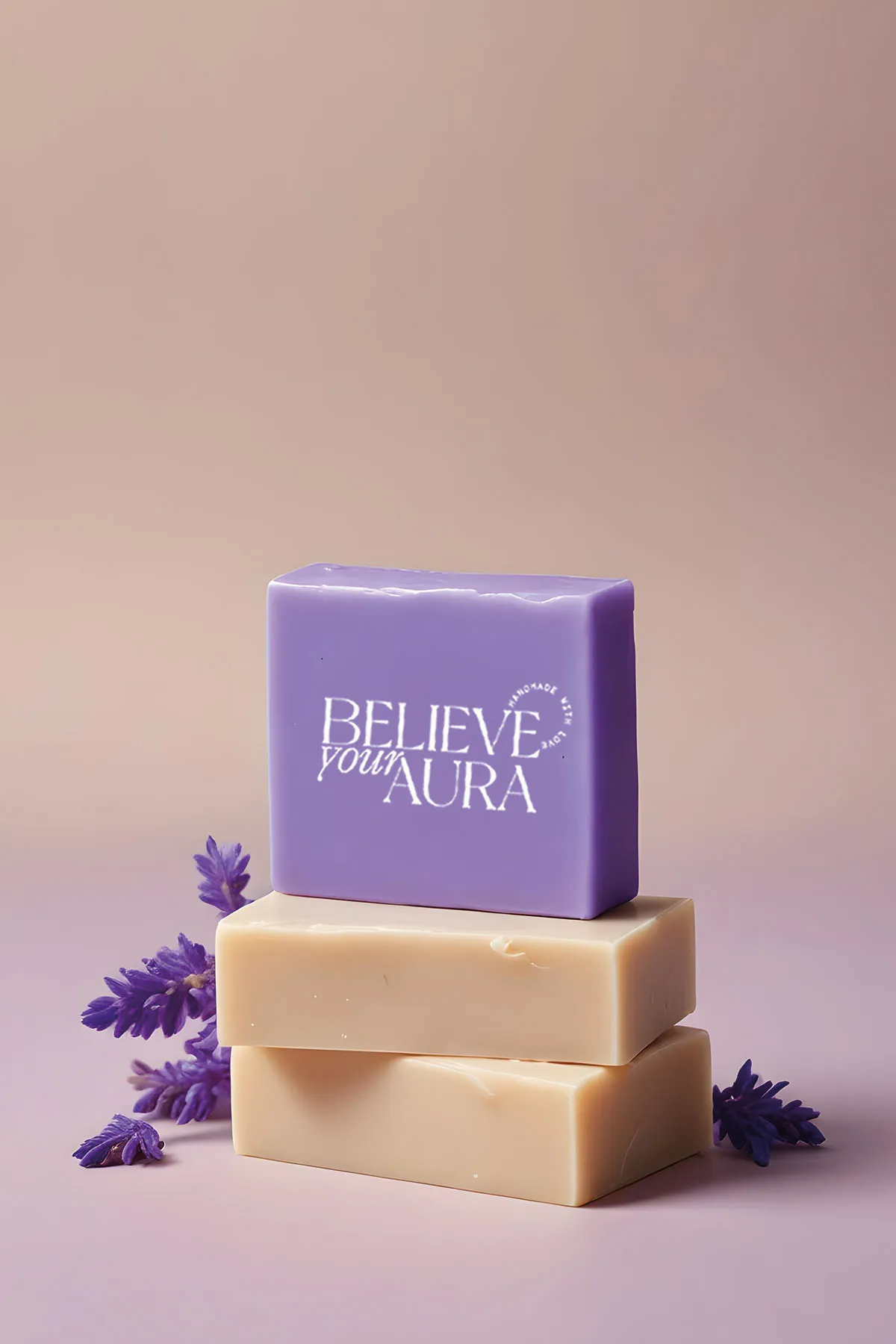 Believe Your Aura Doğal Lavanta Yağı Sabunu - KASLVN607-DOS