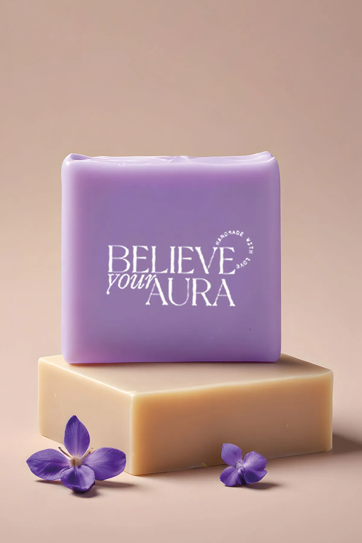 Believe Your Aura Doğal Lavanta Yağı Sabunu - KASLVN607-DOS
