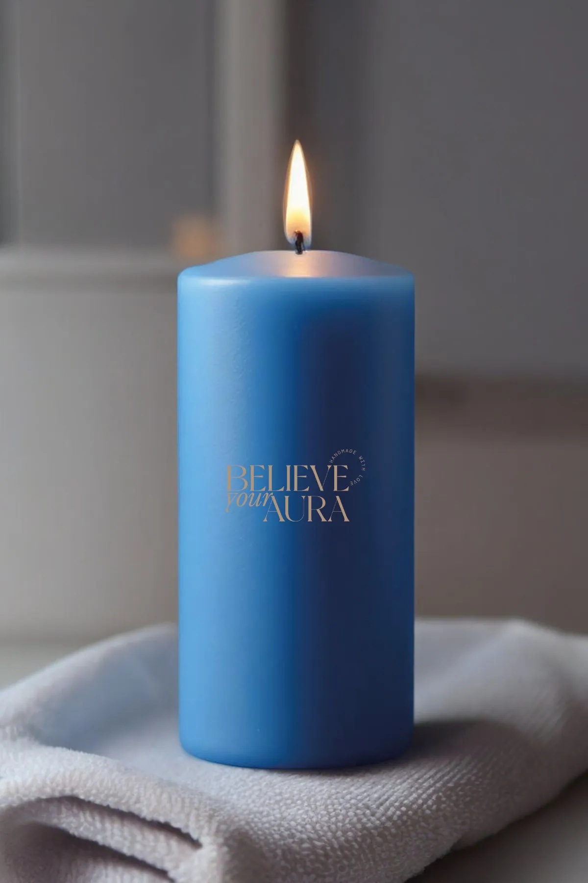 Okyanus Kokulu Mavi Mum - Believe Your Aura (4. görsel)