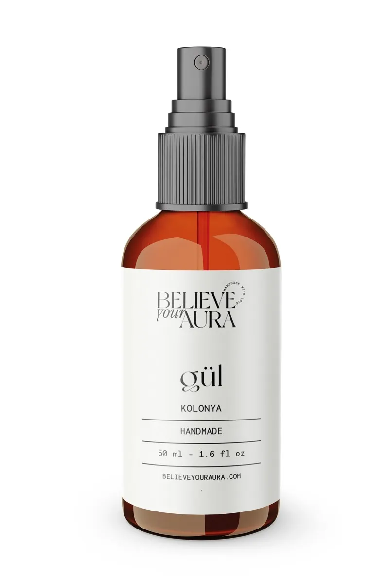 Believe Your Aura Bitkisel Gliserinli Gül Kolonyası - 50 ml KOLGUL400-50