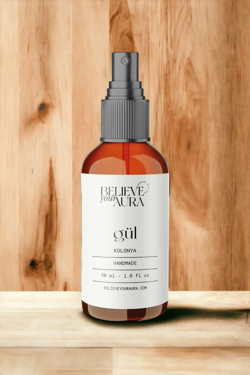 Believe Your Aura Bitkisel Gliserinli Gül Kolonyası - 50 ml KOLGUL400-50