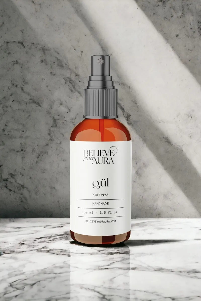 Believe Your Aura Bitkisel Gliserinli Gül Kolonyası - 50 ml KOLGUL400-50