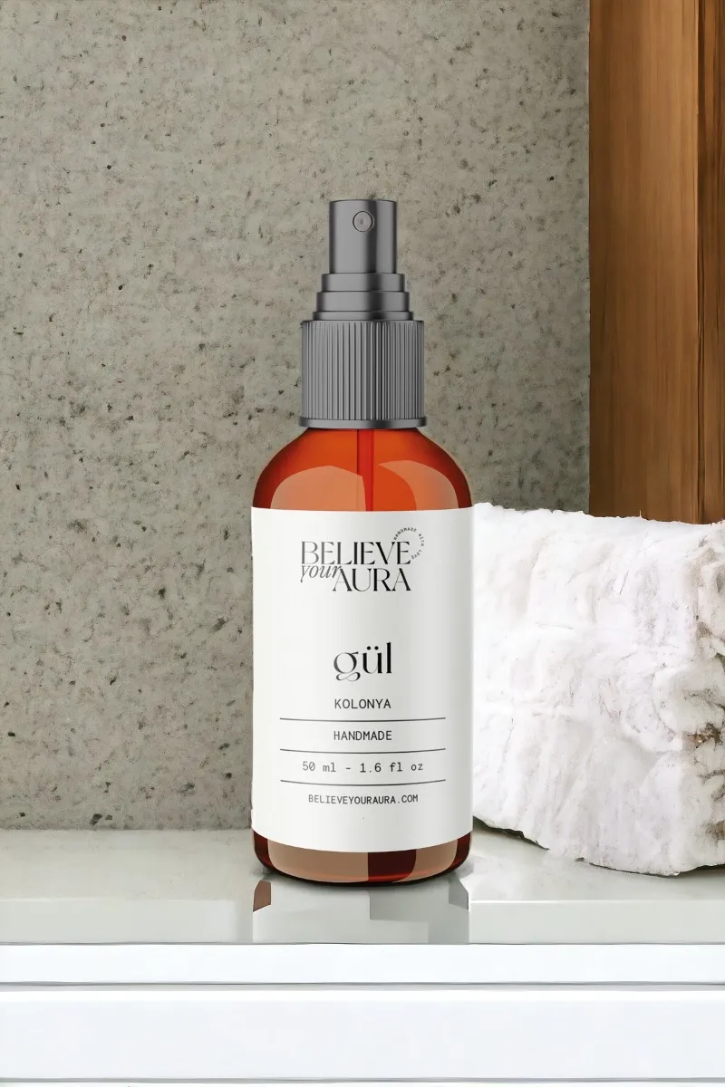 Believe Your Aura Bitkisel Gliserinli Gül Kolonyası - 50 ml KOLGUL400-50