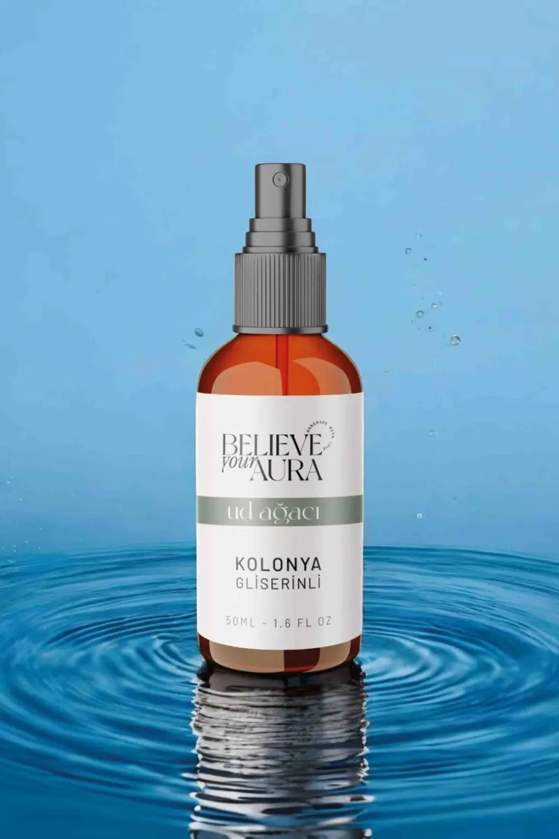 Believe Your Aura Bitkisel Gliserinli Doğal Ud Ağacı Kolonyası KOLUDA1051-50