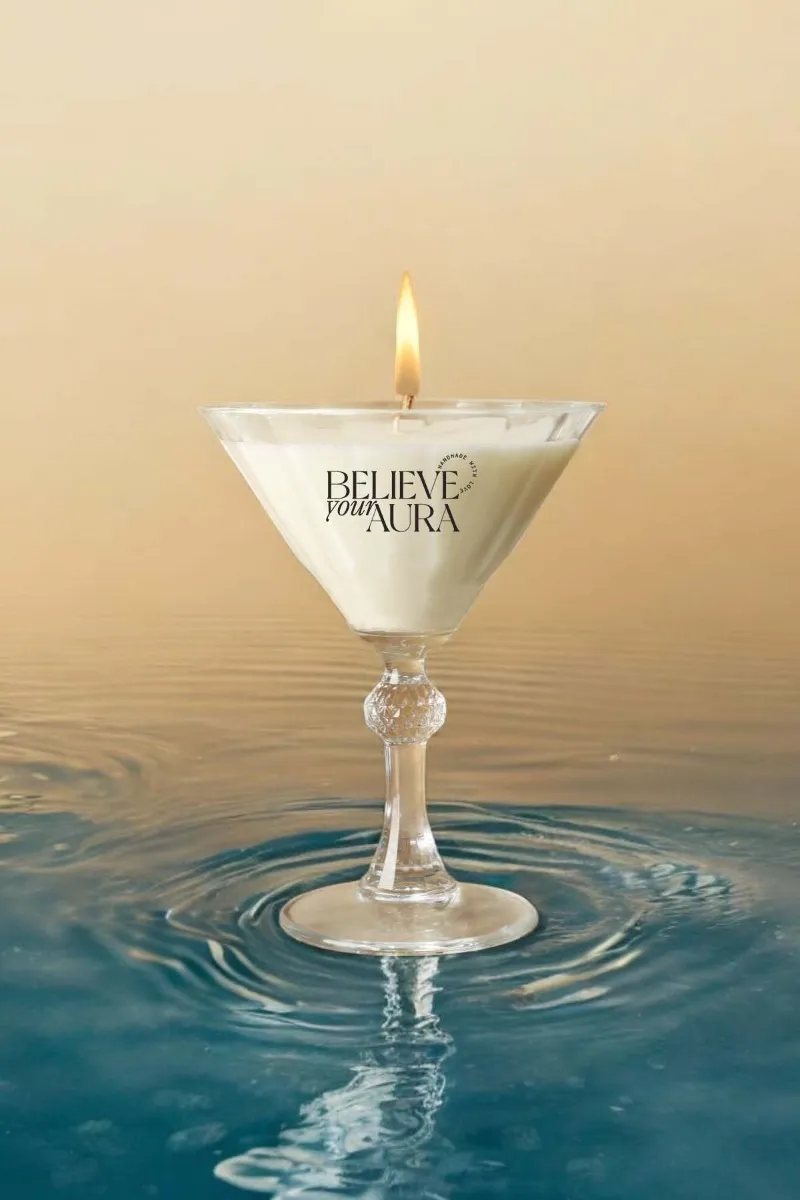 Believe Your Aura Yasemin Kokulu Kadeh Mum MBSBRD07210-YSM