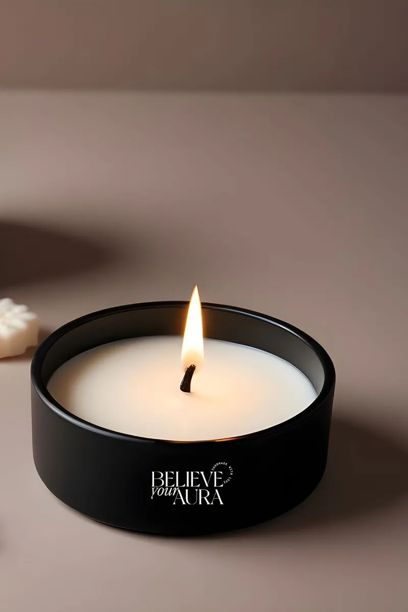 Believe Your Aura Organik Soya Wax Kokusuz Mum MBSKAS06110-SAF
