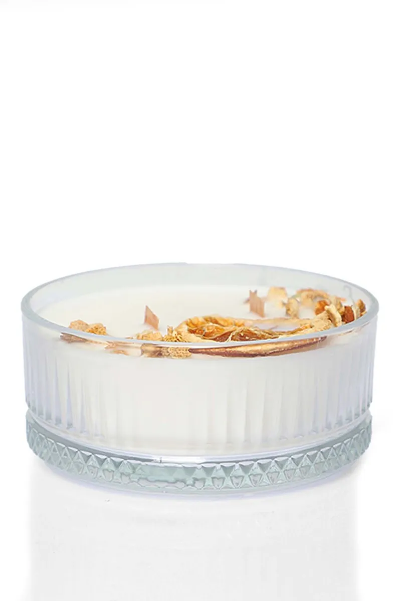 Believe Your Aura Portakal Çiçeği Kokulu Mum - %100 Doğal Soya Mumu Dekorlu Mum - MBSKAS06510-PTK